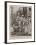 The Kaiser's Tour in the East, a Pretty Incident at the German Consulate at Haifa-Walter Stanley Paget-Framed Giclee Print