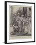 The Kaiser's Tour in the East, a Pretty Incident at the German Consulate at Haifa-Walter Stanley Paget-Framed Giclee Print