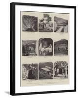 The Kaiser's Visit to the Holy Land, Scenes of Interest on His Route-null-Framed Giclee Print