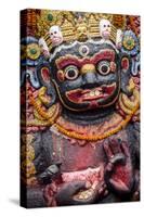 The Kala (Black) Bhairab Monument-Andrew Taylor-Stretched Canvas