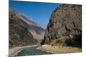 The Kali Gandaki is one of the major rivers of Nepal, Manaslu Region, Nepal, Himalayas, Asia-Alex Treadway-Mounted Premium Photographic Print