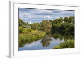 The Kamenka River Flowing Through Suzdal, Golden Ring, Russia, Europe-Michael Runkel-Framed Photographic Print