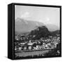 The Kapuzinerberg, Salzburg, Austria, C1900-Wurthle & Sons-Framed Stretched Canvas