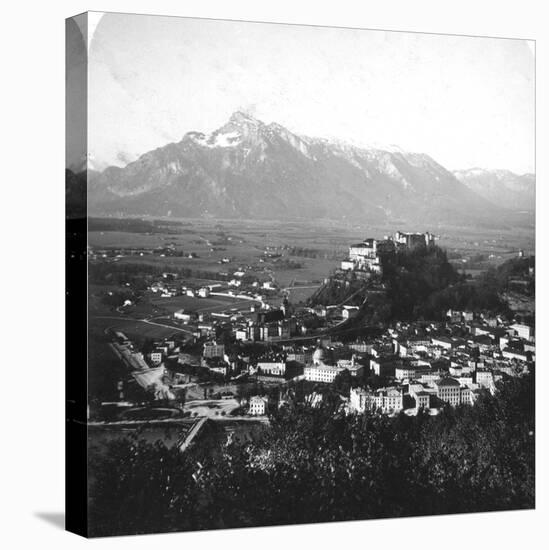 The Kapuzinerberg, Salzburg, Austria, C1900-Wurthle & Sons-Stretched Canvas