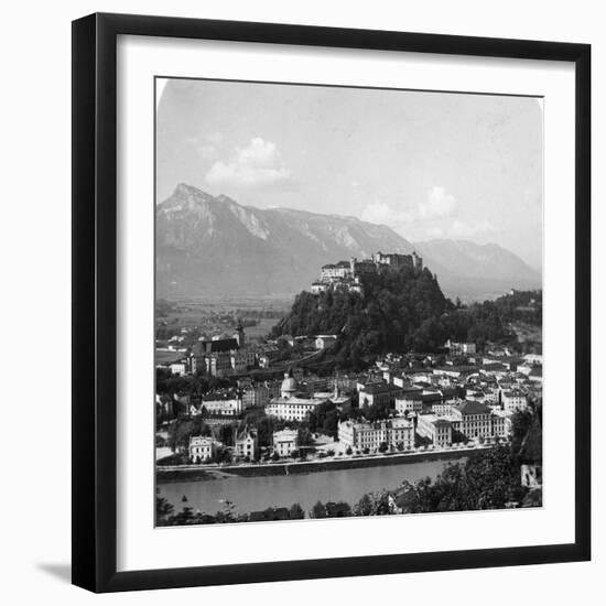 The Kapuzinerberg, Salzburg, Austria, C1900-Wurthle & Sons-Framed Photographic Print