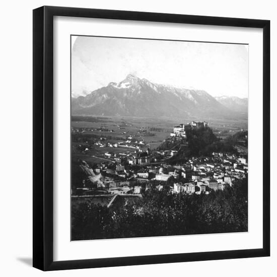 The Kapuzinerberg, Salzburg, Austria, C1900-Wurthle & Sons-Framed Photographic Print