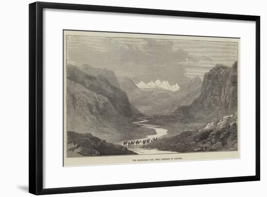 The Karakoram Pass, from Cashmere to Yarkand-null-Framed Giclee Print