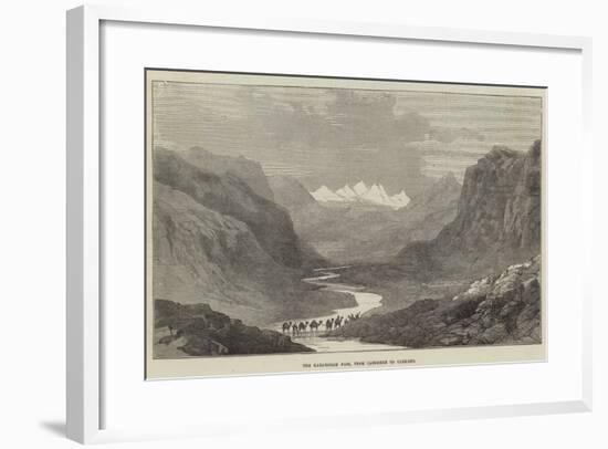 The Karakoram Pass, from Cashmere to Yarkand-null-Framed Giclee Print