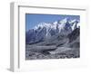 The Karakorum (Karakoram) Highway on the Chinese Side, with River Giz, Xinjiang, China, Asia-Occidor Ltd-Framed Photographic Print