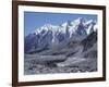 The Karakorum (Karakoram) Highway on the Chinese Side, with River Giz, Xinjiang, China, Asia-Occidor Ltd-Framed Photographic Print