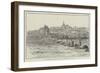 The Karlsbrucke Bridge at Prague, Partly Destroyed by the Flood-null-Framed Giclee Print