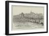 The Karlsbrucke Bridge at Prague, Partly Destroyed by the Flood-null-Framed Giclee Print