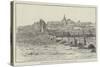 The Karlsbrucke Bridge at Prague, Partly Destroyed by the Flood-null-Stretched Canvas