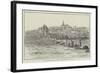 The Karlsbrucke Bridge at Prague, Partly Destroyed by the Flood-null-Framed Giclee Print