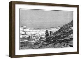 The Kasr-El-Jebel Cirque, Syria, C1890-Charles Barbant-Framed Giclee Print