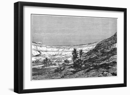 The Kasr-El-Jebel Cirque, Syria, C1890-Charles Barbant-Framed Giclee Print