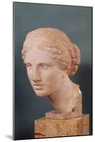 The Kauffmann Head, Head of Aphrodite, Copy of the Aphrodite of Cnidus by Praxiteles (Fl.375-40 BC)-Praxiteles-Mounted Giclee Print