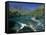 The Kawarau River, the Outflow of Lake Wakatipu at Frankton, Near Queenstown, Otago-Robert Francis-Framed Stretched Canvas