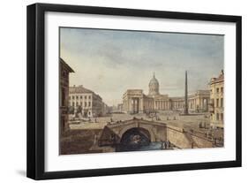 The Kazan Cathedral in Saint Petersburg, 1817-Maxim Nikiphorovich Vorobyev-Framed Giclee Print