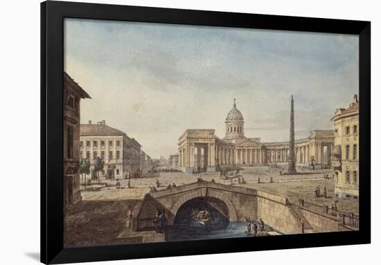 The Kazan Cathedral in Saint Petersburg, 1817-Maxim Nikiphorovich Vorobyev-Framed Giclee Print