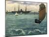 The "Kearsarge" at Boulogne, 1864-Edouard Manet-Mounted Giclee Print