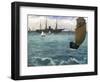 The 'Kearsarge' at Boulogne-Edouard Manet-Framed Giclee Print