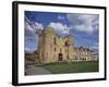 The Keep and Inner Courtyard of Tonbridge Castle, Tonbridge, Kent, England, United Kingdom, Europe-null-Framed Photographic Print