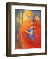 The Keeper of the Flowers, 2004-Silvia Pastore-Framed Giclee Print