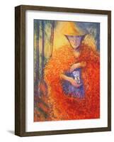 The Keeper of the Flowers, 2004-Silvia Pastore-Framed Giclee Print