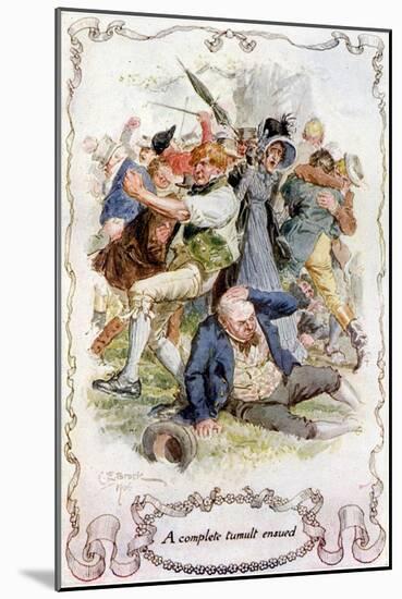 The Keeping of Christmas at Bracebridge Hall-Charles Edmund Brock-Mounted Giclee Print