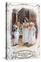 The Keeping of Christmas at Bracebridge Hall-Charles Edmund Brock-Stretched Canvas
