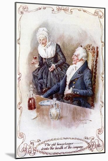 The Keeping of Christmas at Bracebridge Hall-Charles Edmund Brock-Mounted Giclee Print
