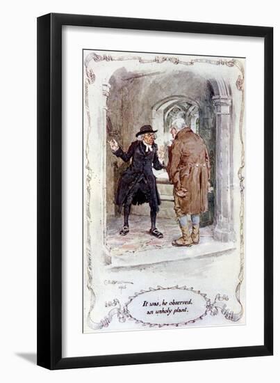 The Keeping of Christmas at Bracebridge Hall-Charles Edmund Brock-Framed Giclee Print