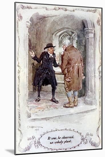 The Keeping of Christmas at Bracebridge Hall-Charles Edmund Brock-Mounted Giclee Print