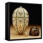 The Kelch Bonbonniere Egg Pictured with Its Surprises, Faberge, 1899-1903-Mikhail Perkhin-Framed Stretched Canvas