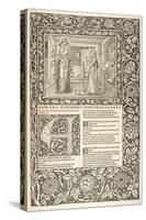 The 'Kelmscott Chaucer', Published 1896 by the Kelmscott Press-William Morris-Stretched Canvas