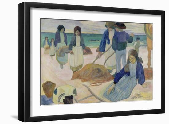 The Kelp Gatherers (II) (Ramasseuses de varech (II)). 1889-Paul Gauguin-Framed Giclee Print