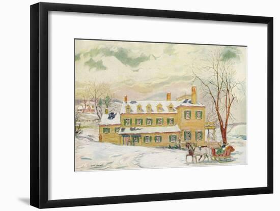 The Kendall House, Virginia, USA, C18th Century-James Preston-Framed Giclee Print