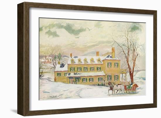 The Kendall House, Virginia, USA, C18th Century-James Preston-Framed Giclee Print