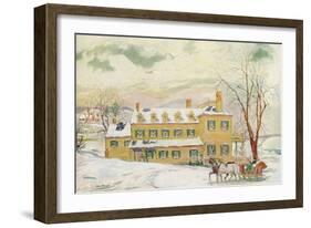 The Kendall House, Virginia, USA, C18th Century-James Preston-Framed Giclee Print