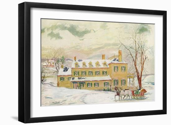 The Kendall House, Virginia, USA, C18th Century-James Preston-Framed Premium Giclee Print