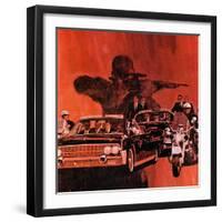 "The Kennedy Assassination," January 14, 1967-Fred Otnes-Framed Giclee Print