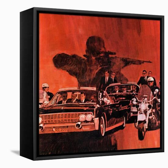 "The Kennedy Assassination," January 14, 1967-Fred Otnes-Framed Stretched Canvas