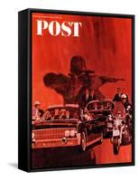 "The Kennedy Assassination," Saturday Evening Post Cover, January 14, 1967-Fred Otnes-Framed Stretched Canvas