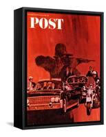 "The Kennedy Assassination," Saturday Evening Post Cover, January 14, 1967-Fred Otnes-Framed Stretched Canvas