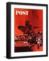 "The Kennedy Assassination," Saturday Evening Post Cover, January 14, 1967-Fred Otnes-Framed Giclee Print