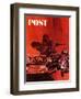 "The Kennedy Assassination," Saturday Evening Post Cover, January 14, 1967-Fred Otnes-Framed Giclee Print