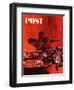 "The Kennedy Assassination," Saturday Evening Post Cover, January 14, 1967-Fred Otnes-Framed Giclee Print