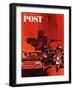 "The Kennedy Assassination," Saturday Evening Post Cover, January 14, 1967-Fred Otnes-Framed Premium Giclee Print