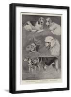 The Kennel Club Dog Show at the Crystal Palace-Cecil Aldin-Framed Giclee Print